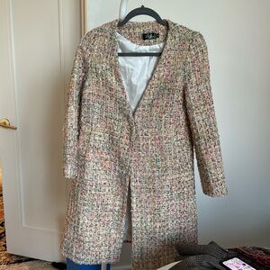 Chanel-style tweed jacket